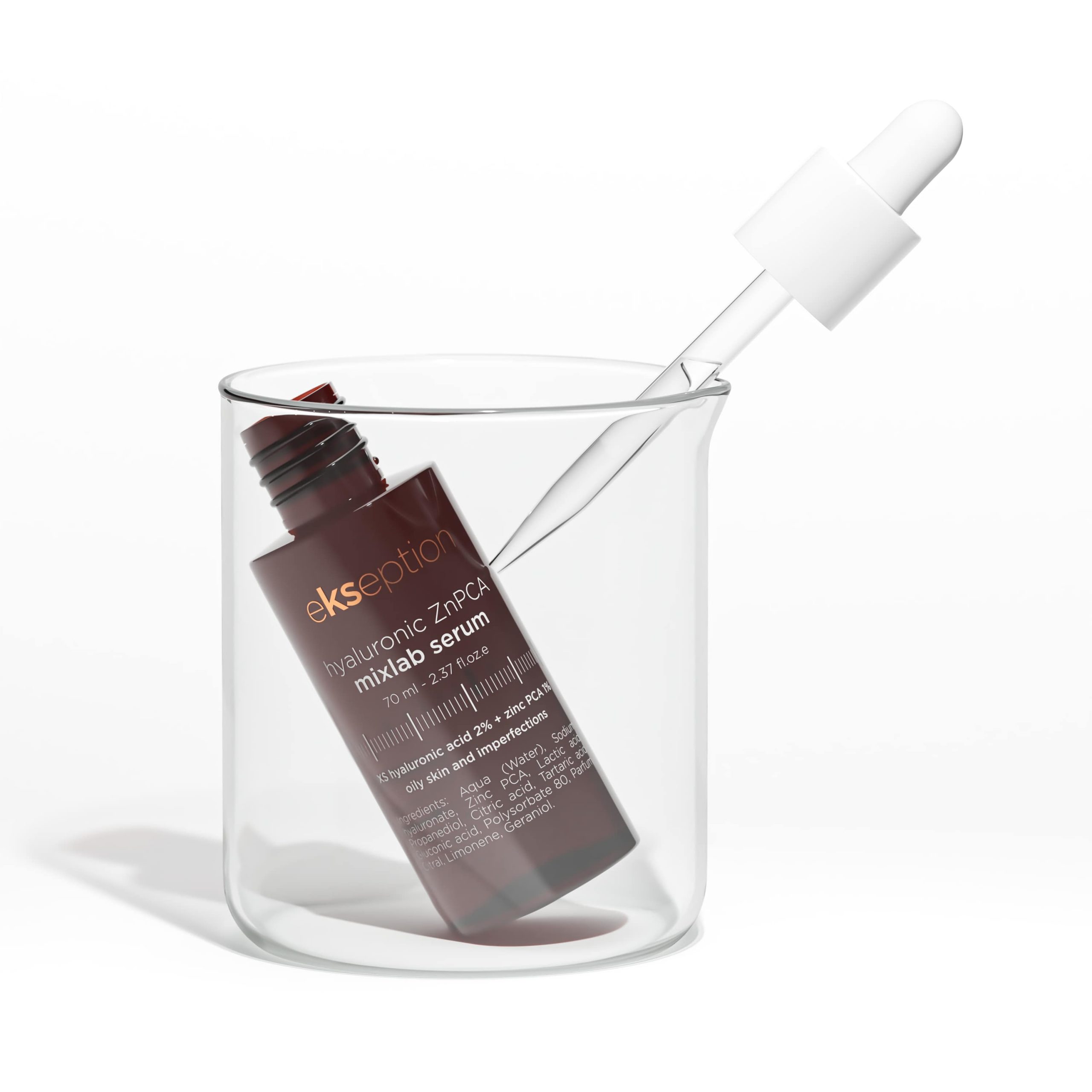 Tinh Chất Giúp Giảm Mụn,Giảm Dầu Nhờn Cho Da Ekseption Hyaluronic ZnPCA Mixlab 75ml