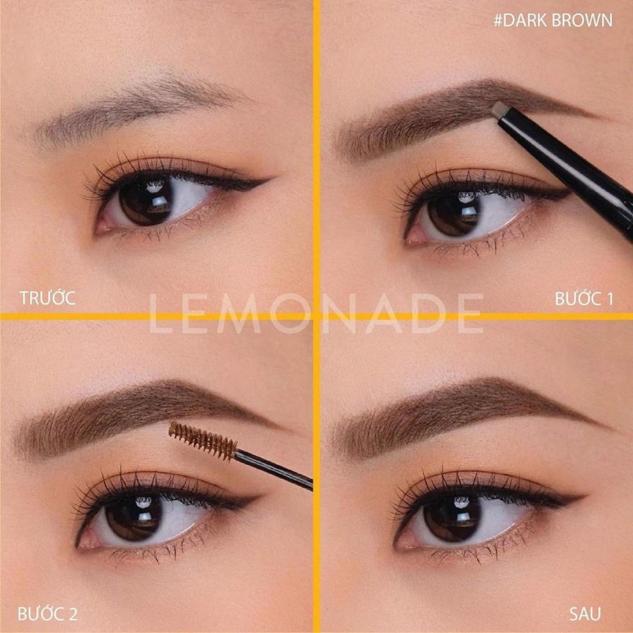 Chì Kẻ Mày 2 Đầu Lemonade Want It Got It Dual Eyebrow 2g + 2ml
