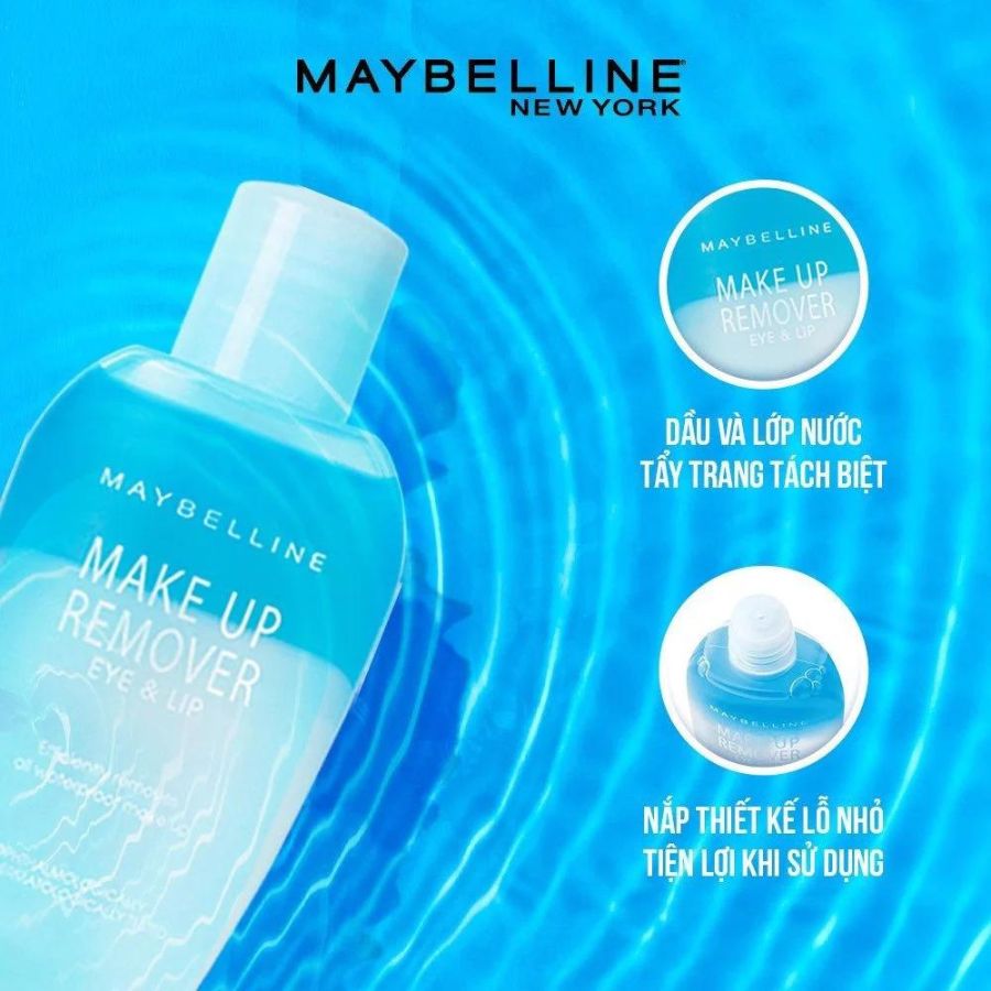 Nước Tẩy Trang Mắt Môi Maybelline New York Eye & Lip Make Up Remover