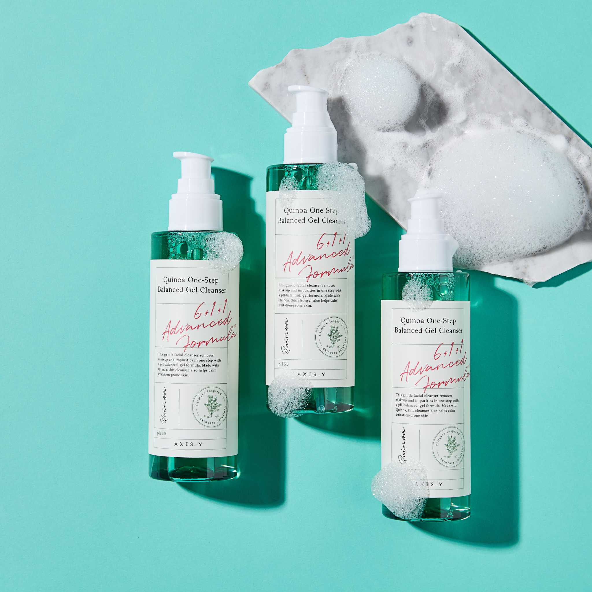 Sữa Rửa Mặt Làm Sạch Và Cấp Ẩm Axis-Y Quinoa One Step Balanced Gel Cleanser