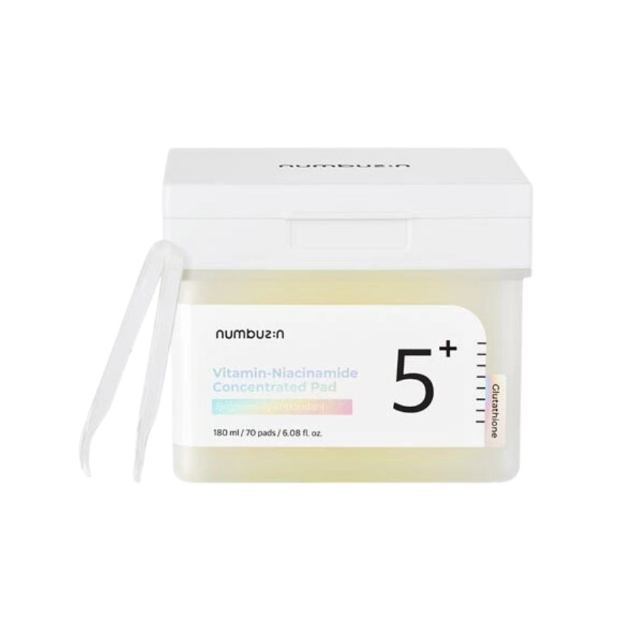 Miếng Tẩy Da Chết Numbuzin No.5 Vitamin-Niacinamide Concentrated Pad 180ml (70 pads)