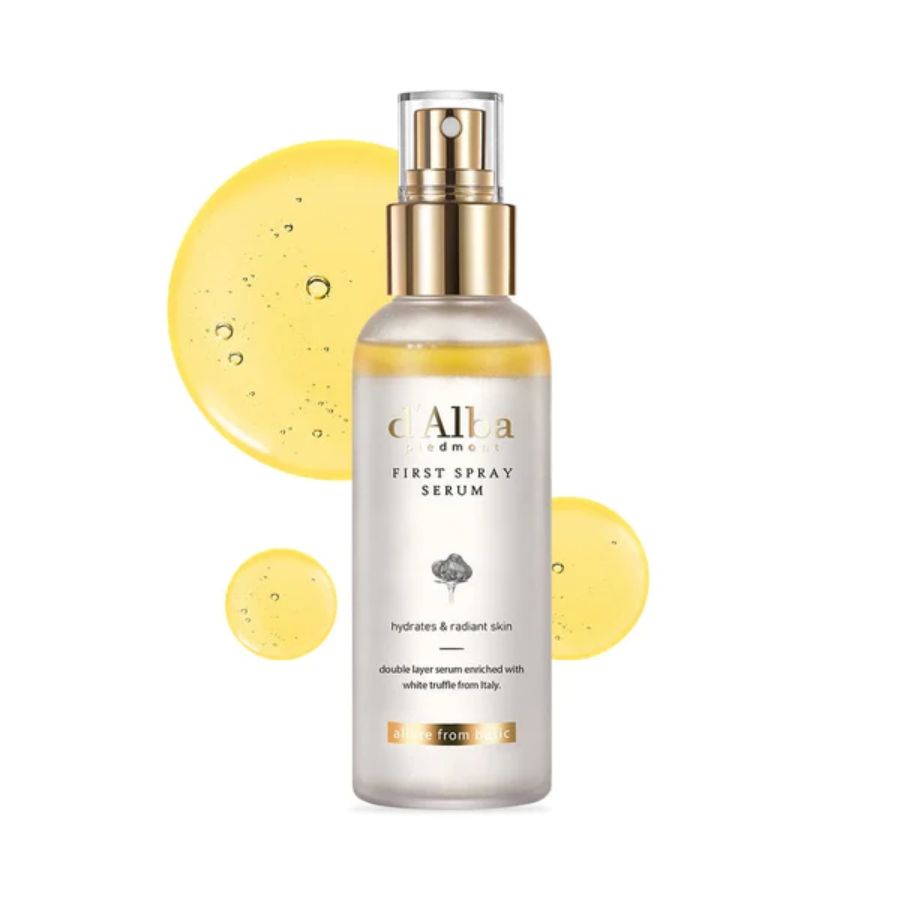 Xịt Khoáng Dưỡng Ẩm Căng Bóng Da D'alba Truffle First Spray Serum (Trắng Bạc)