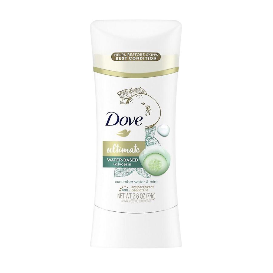 Lăn Khử Mùi Dạng Sáp Dove Ultimate Cucumber Water & Mint 74g