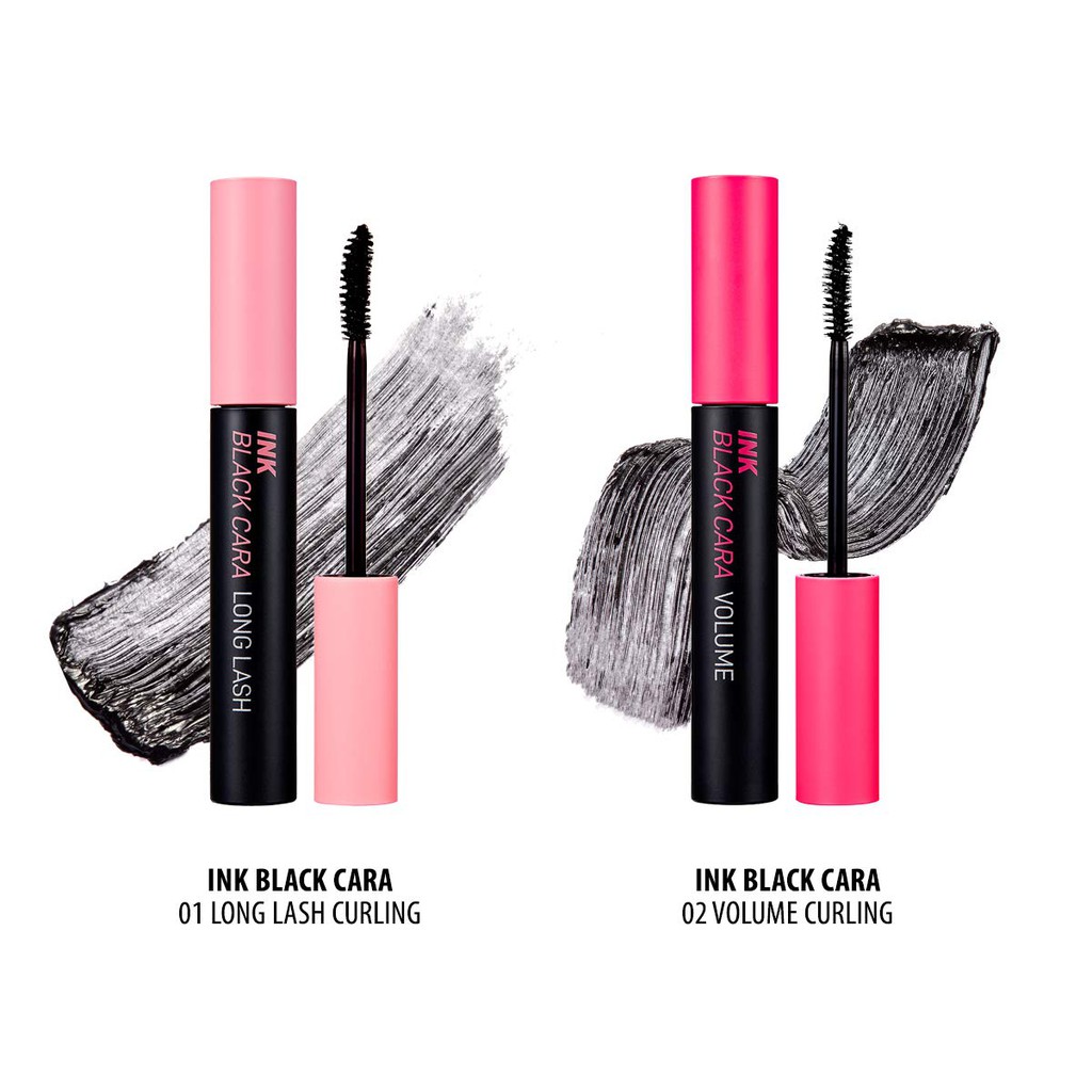 Mascara Chải Mi Peripera Ink Black Cara 8g