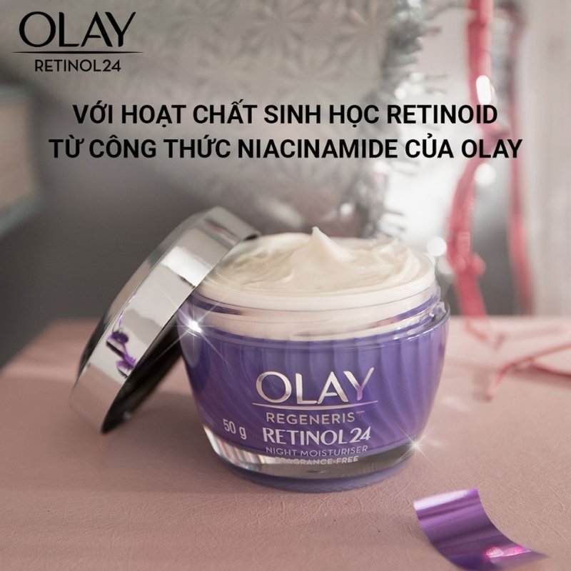 Kem Dưỡng Đêm Chống Lão Hoá Olay Regenerist Retinol 24 Night Moisturiser 50g