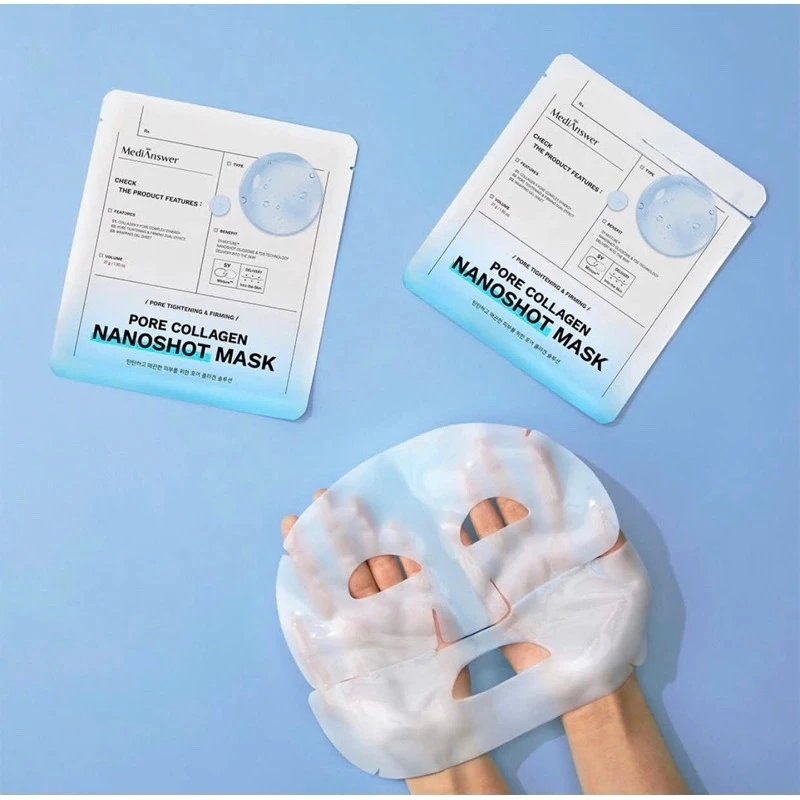 Mặt Nạ Thạch MediAnswer Collagen Nanoshot Mask