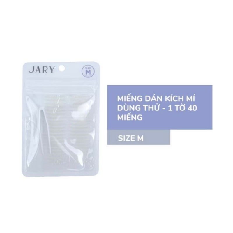 Miếng Dán Kích Mí Tàng Hình Jary Eyelid Tape 40 Miếng
