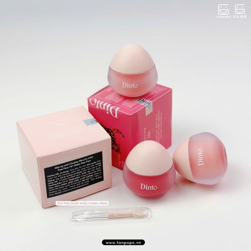 Mặt Nạ Môi Có Màu Dinto Chubby Mocchi Jelly Paw Paw Lip Mask 10g