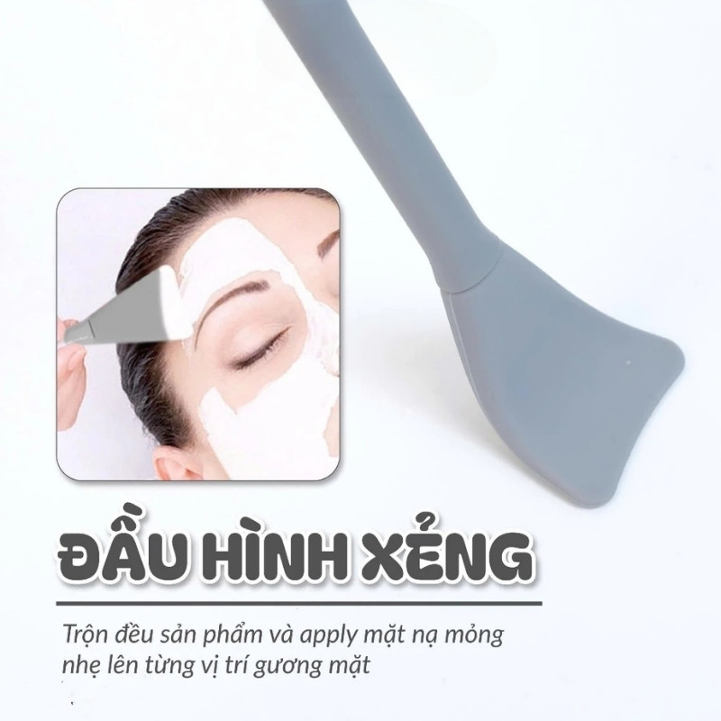 Cọ Rửa Mặt Và Đắp Mặt Nạ Jary 2in1 Silicone Facial Cleansing Brush