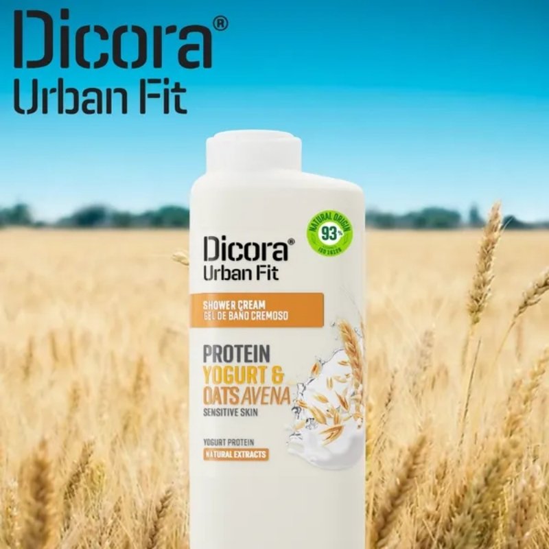 Sữa Tắm Dicora Urban Fit Yogurt Protein Natural Extracts Yogurt & Oat 750ml