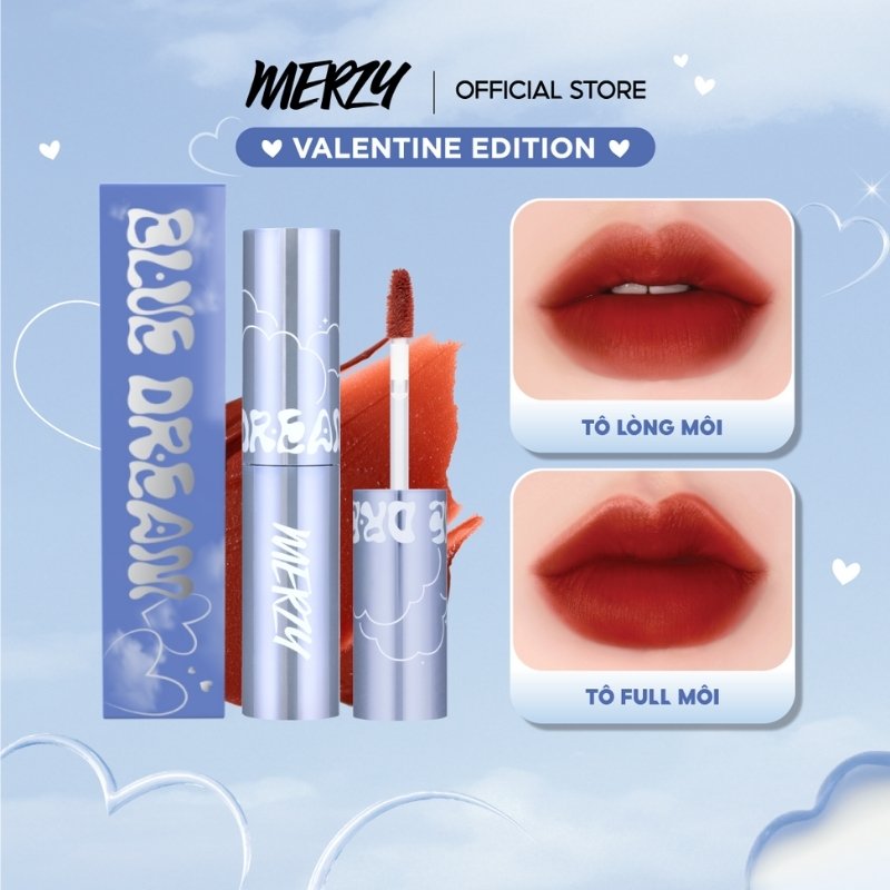 Son Kem Lì Merzy The First Velvet Tint - V6 Firenze Negroni (Version Blue Dream)