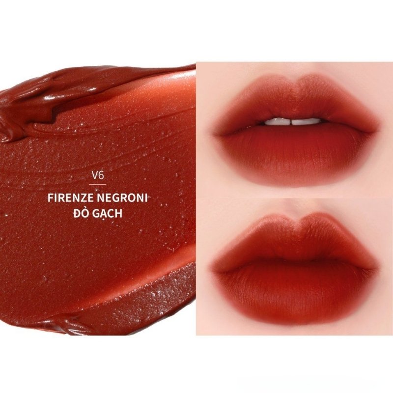Son Kem Lì Merzy The First Velvet Tint - V6 Firenze Negroni (Version Blue Dream)