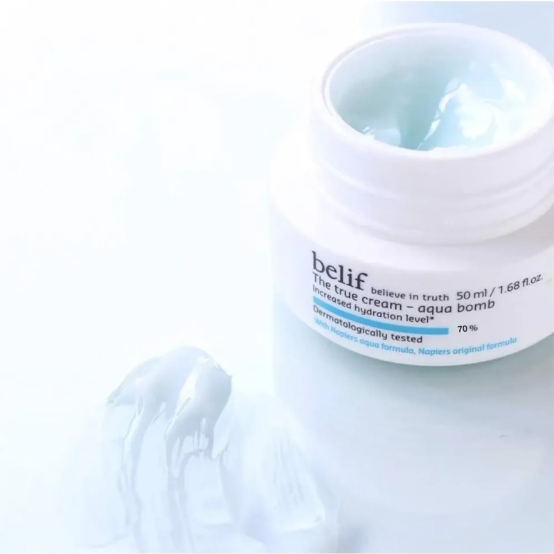 Special Set Belif The True Cream Aqua Bomb 30ml +25ml + Essence 35ml
