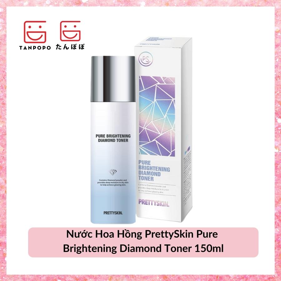 Nước Hoa Hồng PrettySkin Pure Brightening Diamond Toner 150ml