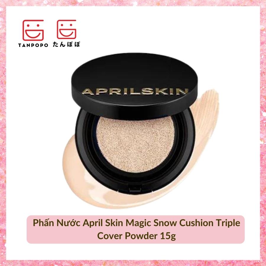 Phấn Nước April Skin Magic Snow Cushion Triple Cover Powder 15g