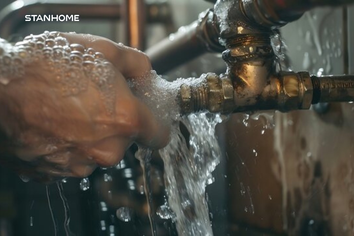 Đa số nước máy và nước giếng khoan tại Việt Nam đều là nước cứng dẫn đến bám cặn canxi trên đồ dùng sinh hoạt nhà tắm và nhà bếp