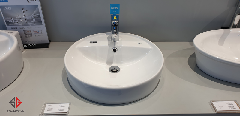 Chậu rửa đặt bàn INAX AL-294VFC và vòi rửa LFV-1402S