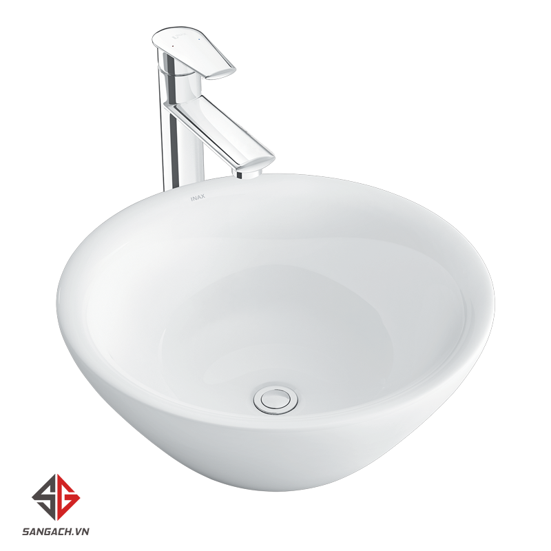Chậu rửa đặt bàn INAX L-445V dạng chậu tròn