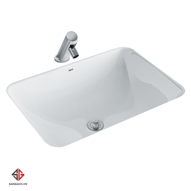 Chậu rửa mặt lavabo âm bàn INAX-AL2298V hình chữ nhật
