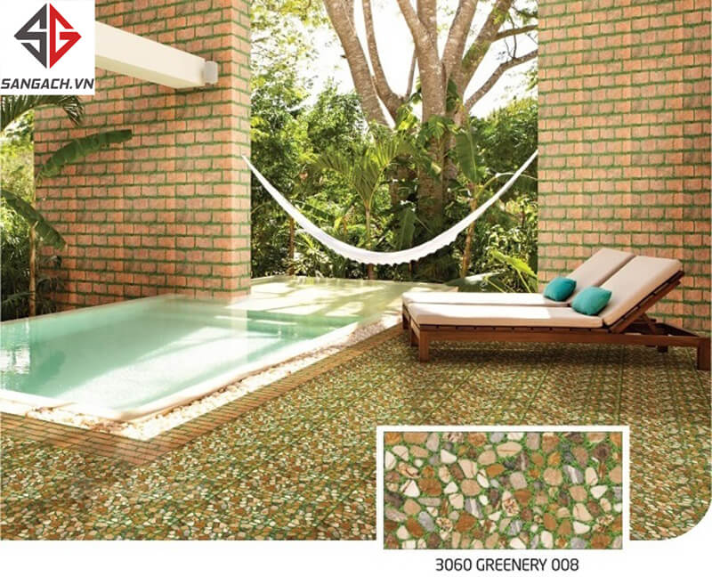 Gạch giả cỏ lát sân Đồng Tâm 3060 Greenery008