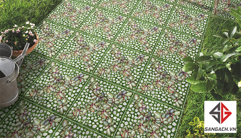 Hình ảnh gạch giả cỏ sân vườn Đồng Tâm 4040 Greenery 002