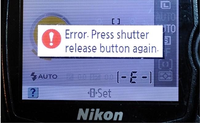 Lỗi máy ảnh Nikon