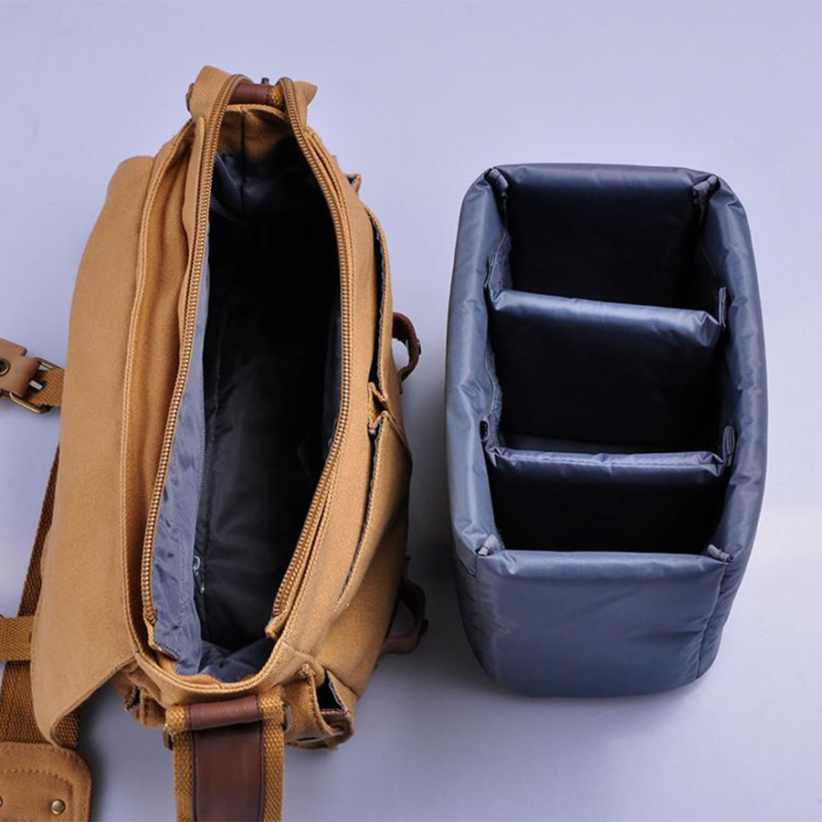 Vệ sinh túi đựng máy ảnh