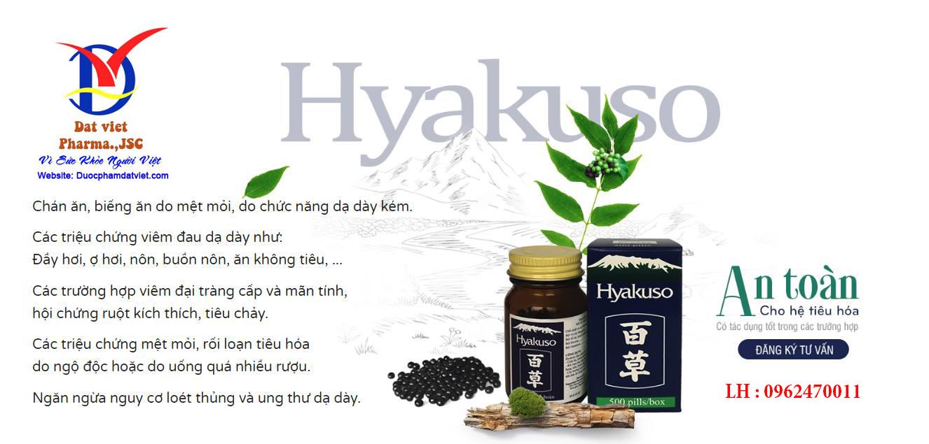 Hyakuso của Nhật lại giúp cải thiện hệ tiêu hóa, trị bệnh biếng ăn người lớn và trẻ em