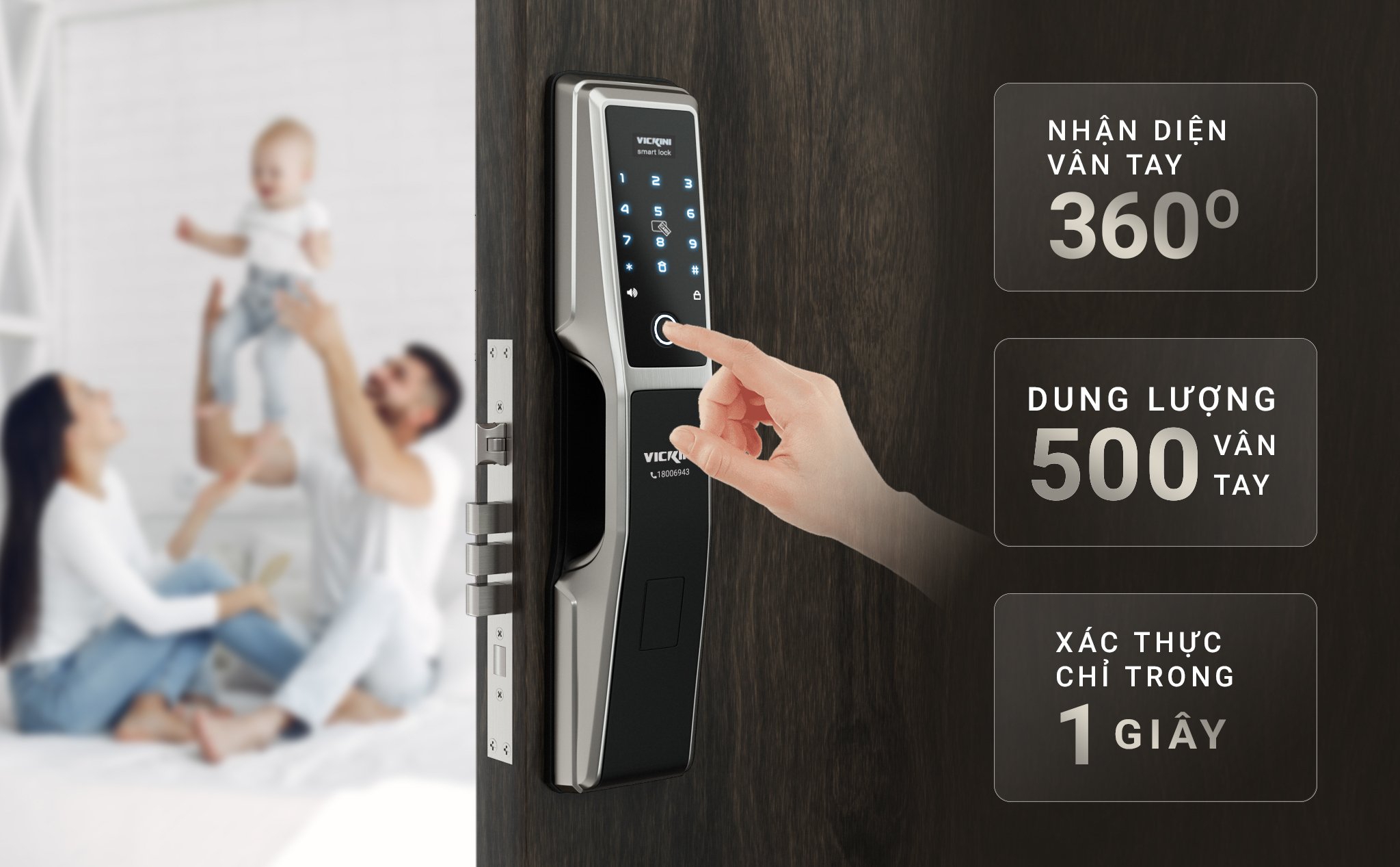 Tại sao khóa cửa có gắn cẳm biến vân tay lại đang được ưa chuộng tại Việt Nam ? Tại sao khóa cửa có gắn cẳm biến vân tay lại đang được ưa chuộng tại Việt Nam ?