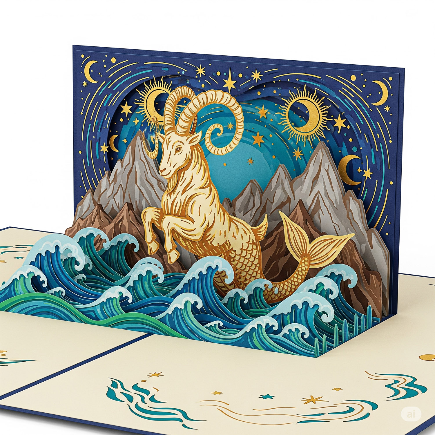 thiệp 3D 12 cung hoàng đạo