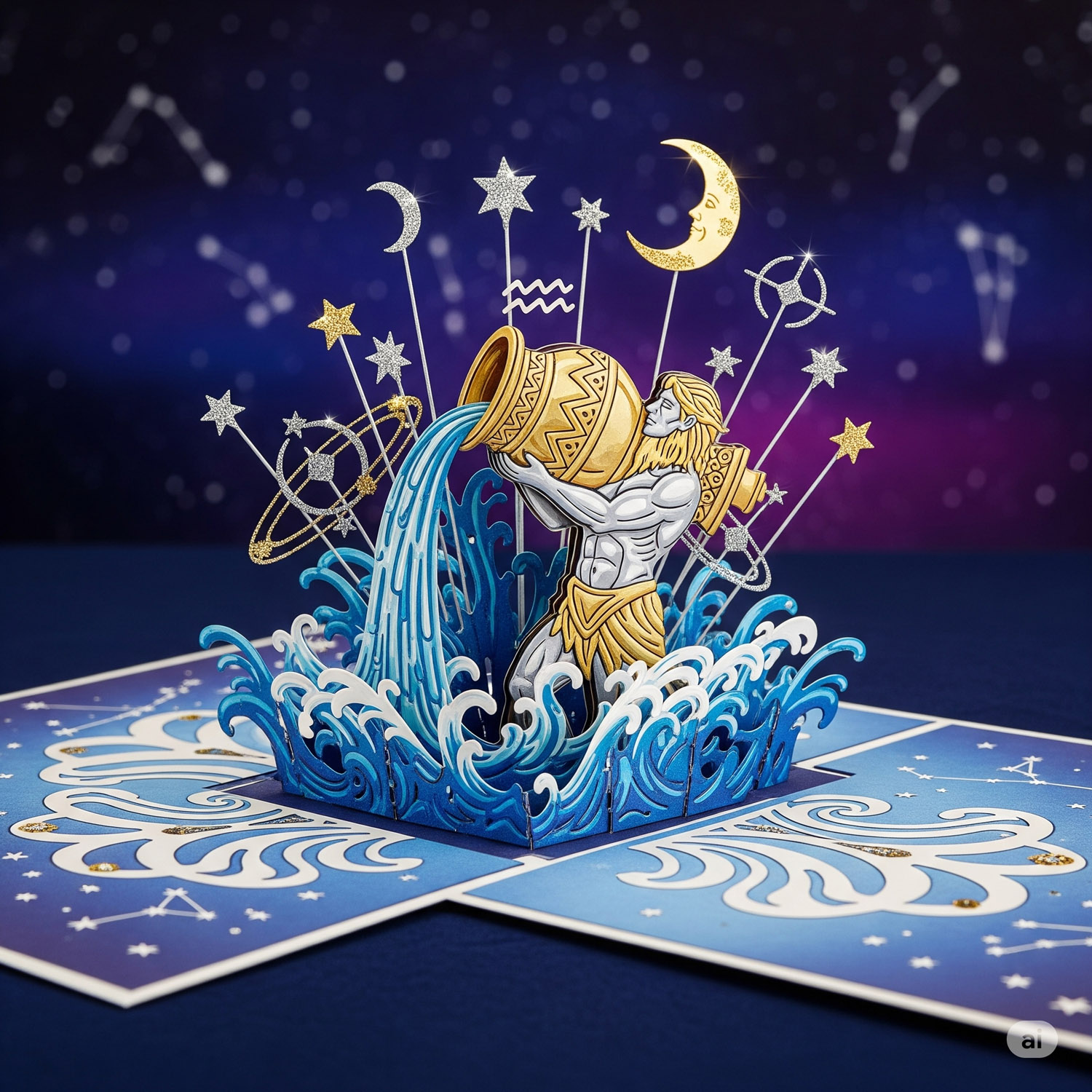 Thiệp 3D pop-up 12 cung hoàng đạo