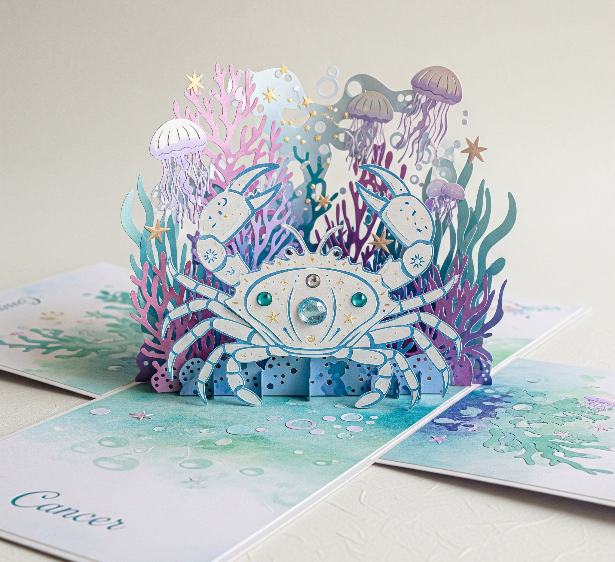 Thiệp 3D pop-up 12 cung hoàng đạo