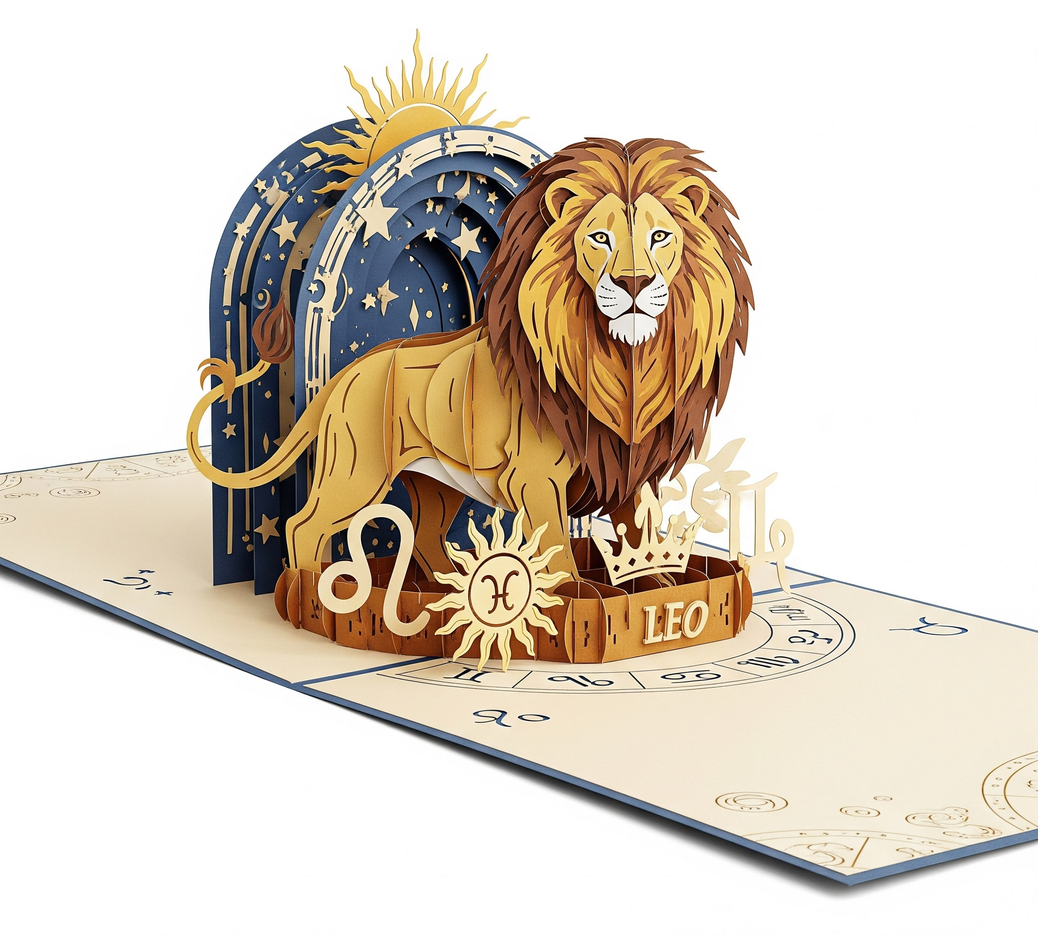 thiệp 3D 12 cung hoàng đạo