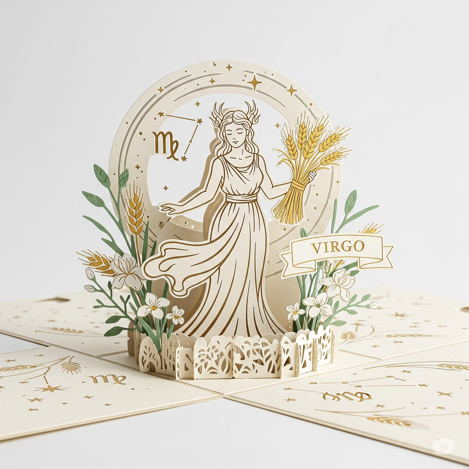 thiệp 3D 12 cung hoàng đạo