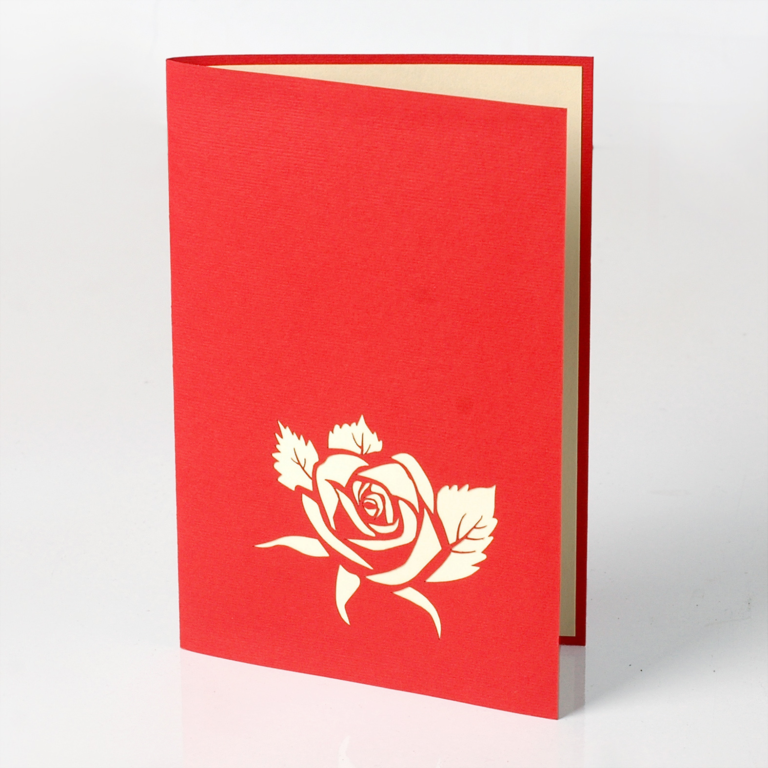 thiệp nổi hao hồng đỏ