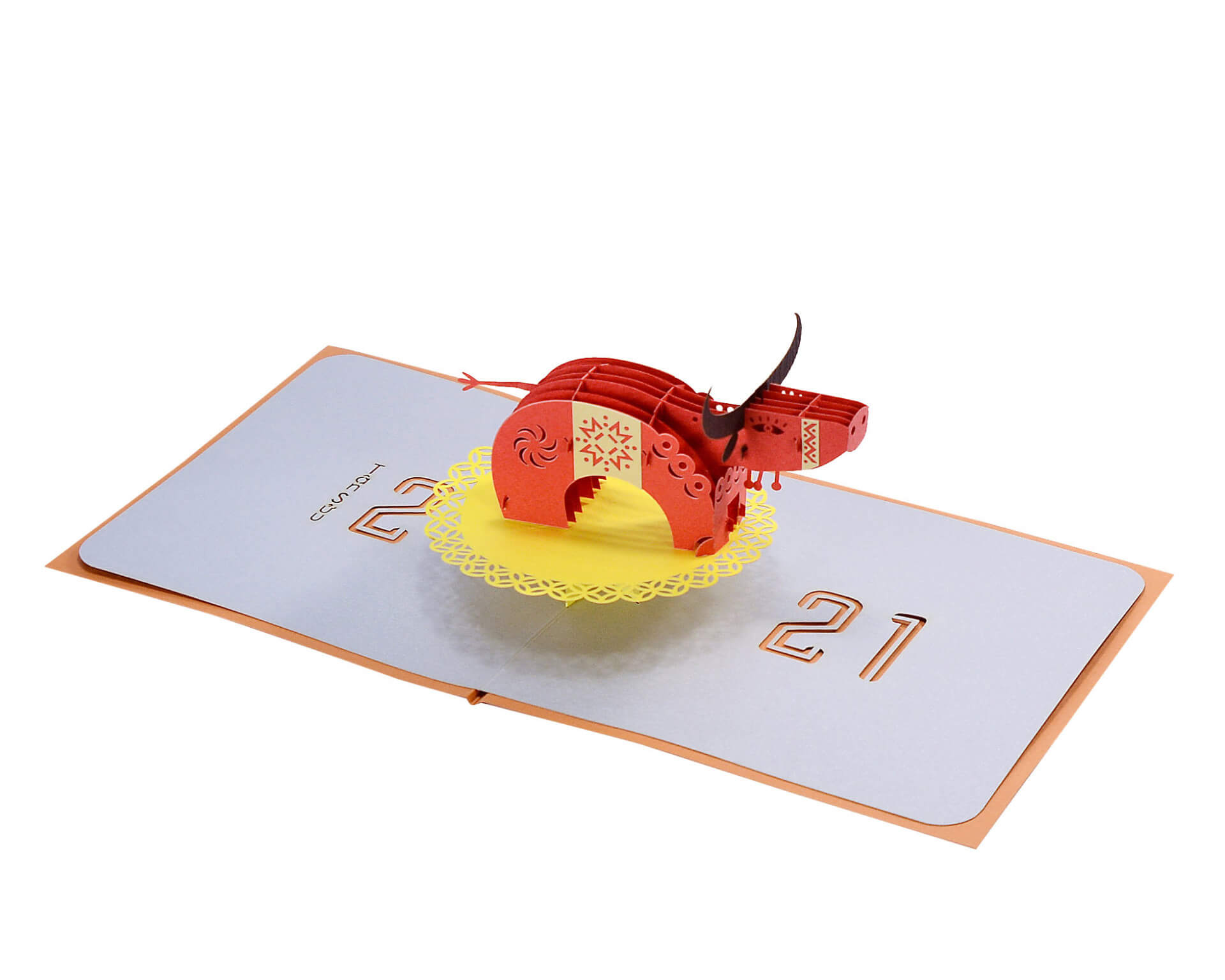 thiệp 3D 12 con giáp