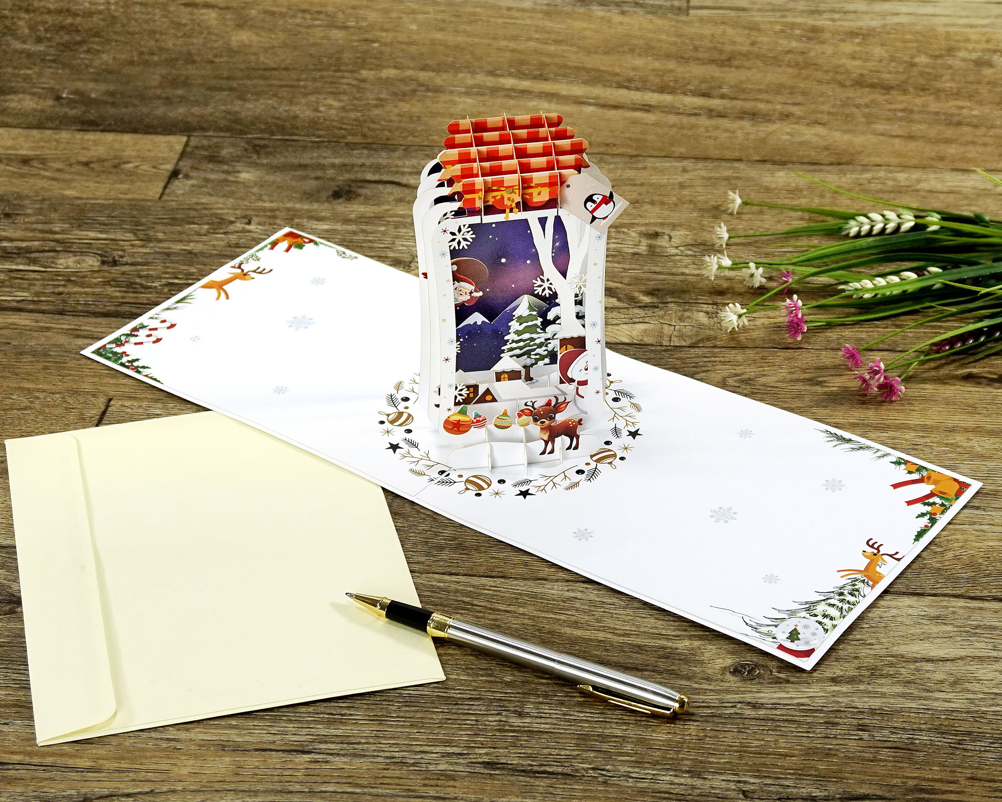 Thiệp giáng sinh 3D