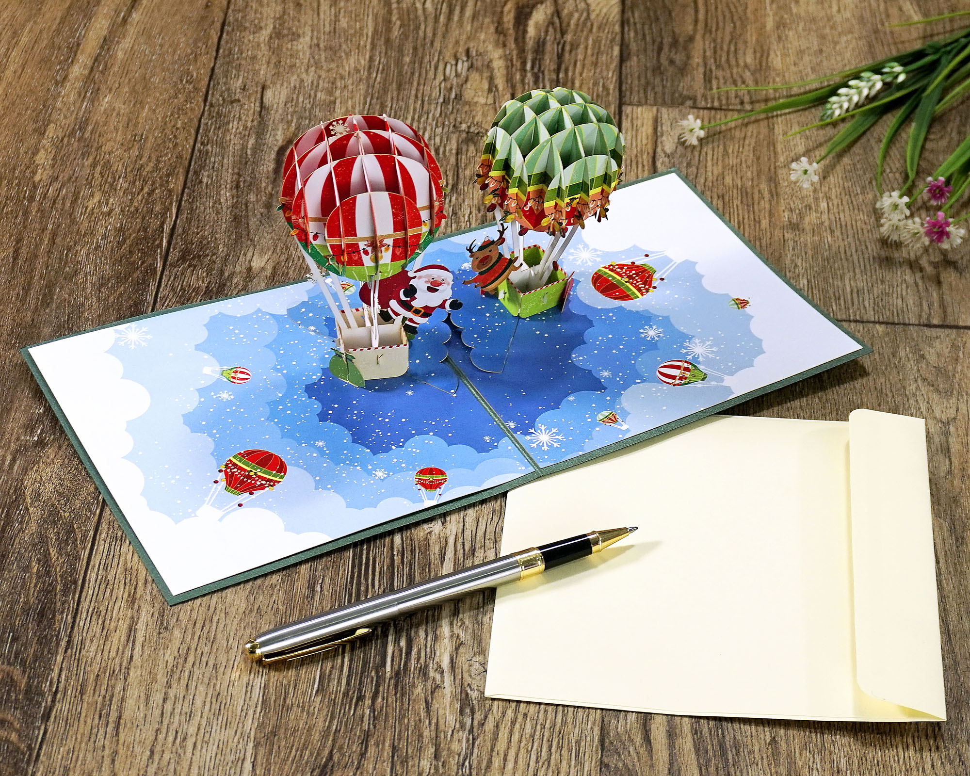 thiệp giáng sinh 3D