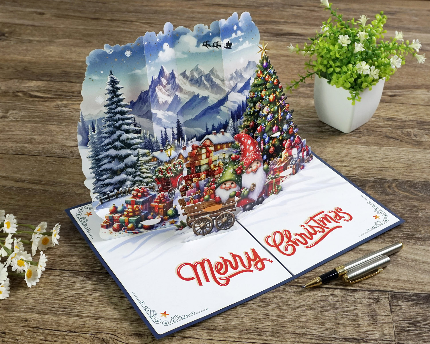 thiệp giáng sinh 2025