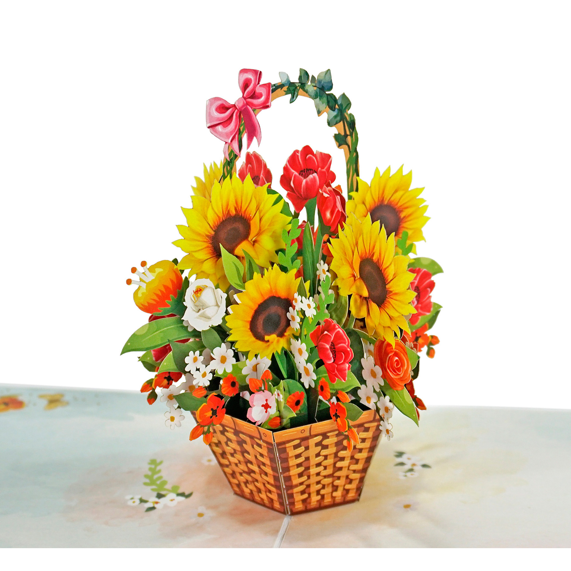 Thiệp hoa 3D chúc mừng thầy cô giáo