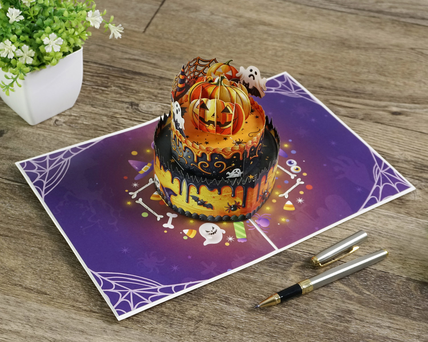 Thiệp mừng 3D ngày hallowwen