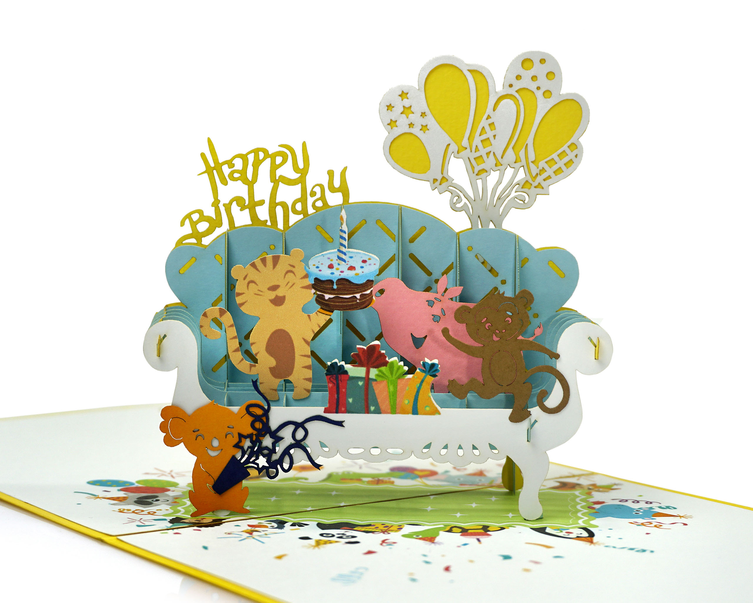 thiệp 3D mừng sinh nhật