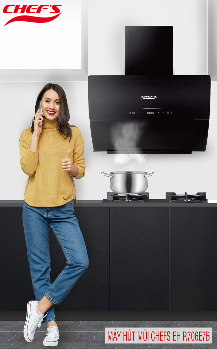 Máy hút mùi Chefs EH R706E7B