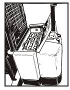 xe nâng điện đứng lái