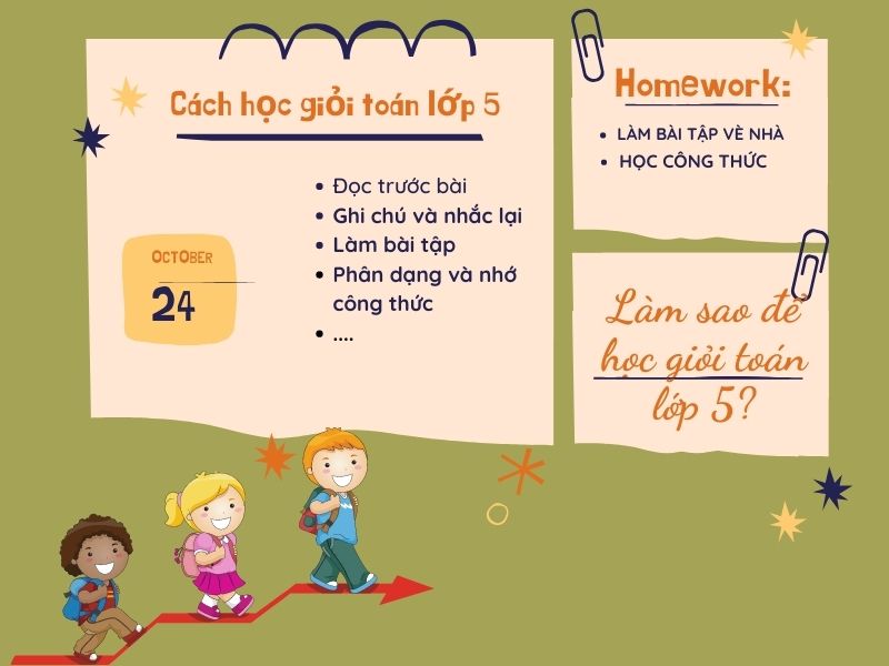 làm thế nào để học tốt môn toán lớp 5