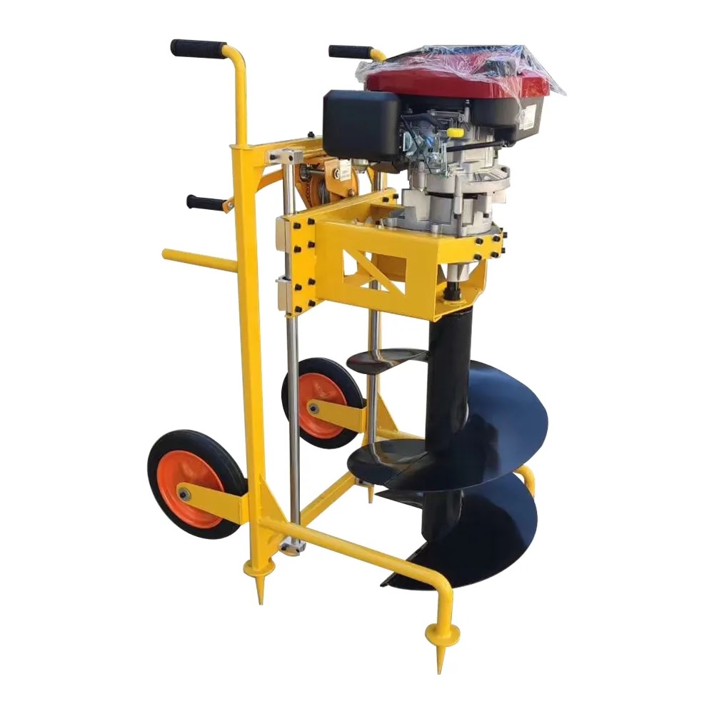 Máy khoan đất trồng câyy 7HP giá đỡ