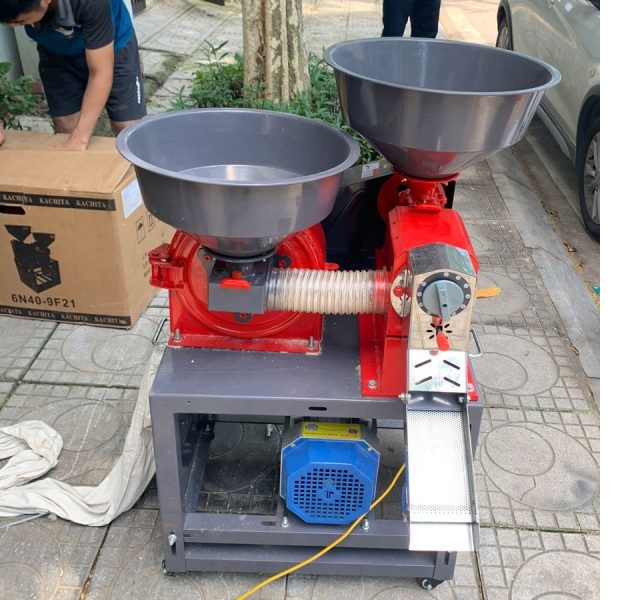 máy xát gạo mini kachita