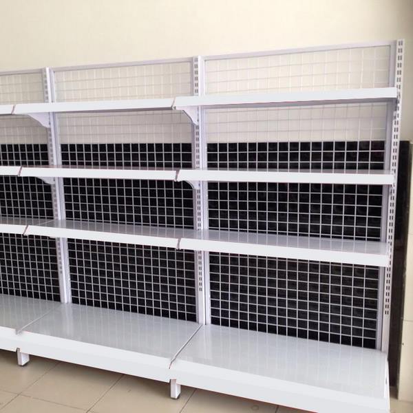 Mẫu kệ để đồ đa năng áp tường vách lưới đơn 4 tầng kích thước 90cmx150cm