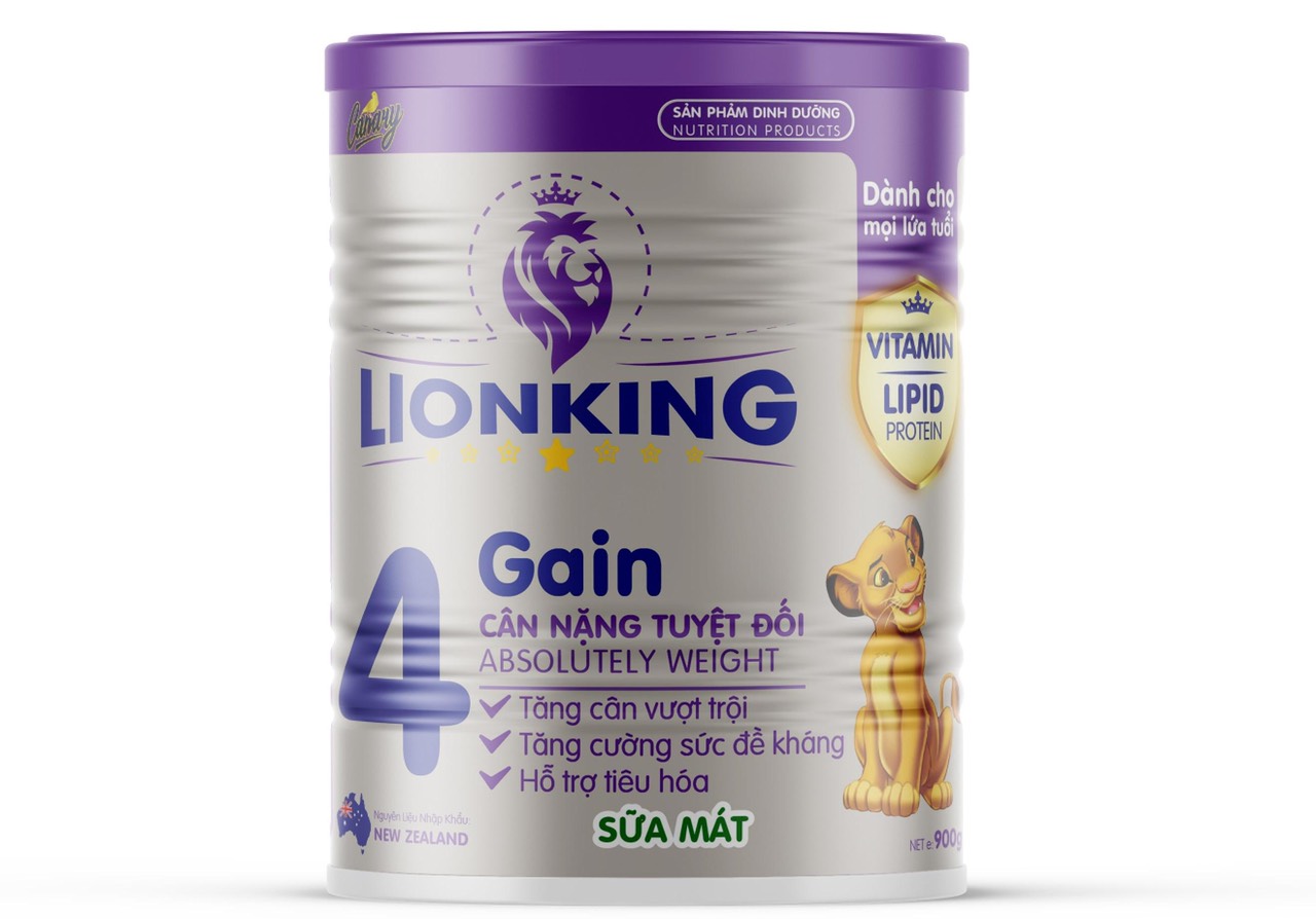sữa bột lion king gain