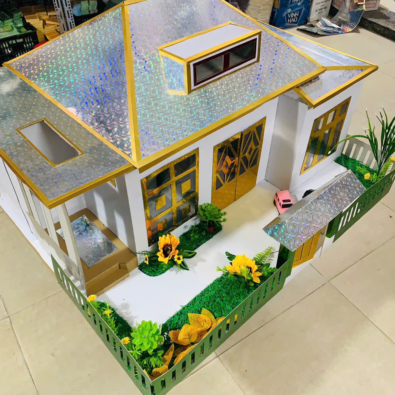 Biệt thự kiểu Nhật vàng mã dành cho ông bà quá cố